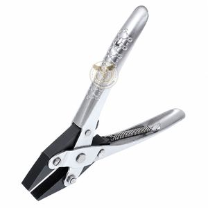 Alicates de Punta Plana Paralela con Mordazas Serradas de Acero al Carbono de 160 mm, Herramientas Multiusos para Joyería, Relojería, Óptica, Doblado, Envoltura y Bricolaje - Product Image 2