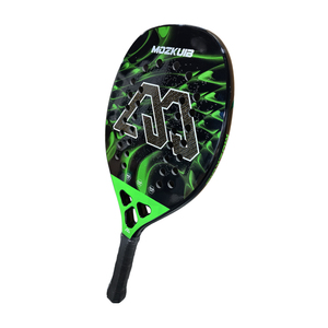 Nouvelle arrivée personnalisée de raquettes de paddle de haute qualité, prêtes à être expédiées, avec housse rembourrée, protection de bord blanche, logo central - Product Image 3