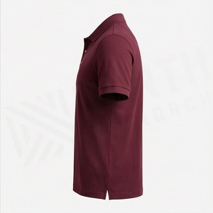 Polo de Verano de Primera Calidad, Algodón, Talla Grande, Estilo Urbano, Informal, para Hombre, Transpirable, Ajuste Activo, Color Personalizado - Product Image 3