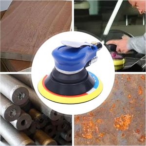 Levigatrice orbitale 6 \ "ad alta velocità per palma ad aria levigatrice a velocità rotante a 10000 giri/min per rimozione della ruggine levigatura Fine lucidante pietra di ferro - Product Image 2