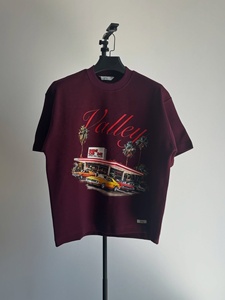 T-shirts en coton lourd 280 GSM de qualité supérieure, personnalisés OEM, impression graphique DTG haute résolution directe sur vêtement pour hommes - Product Image 3