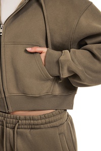 Sweat-shirt personnalisé boîte de costumes pour femmes ensembles à capuche pour femmes ensemble de haute qualité pantalons de survêtement et sweat à capuche d'hiver chaud et lourd 2026 - Product Image 2