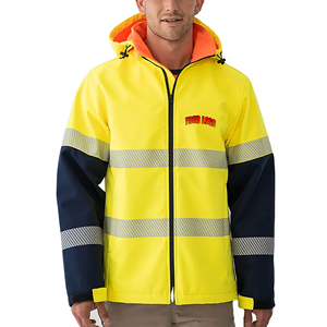 Veste réfléchissante haute visibilité OEM, logo personnalisé, vêtements de sécurité en gros avec tissu durable - Product Image 1