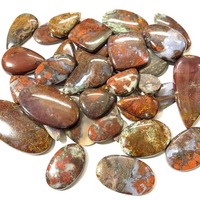 Pierres cabochons ovales en agate rouge naturelle de haute qualité, pierres précieuses en vrac, certificat IGI, fabrication de bijoux