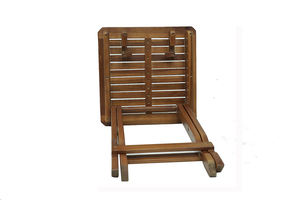 Chaise longue d'extérieur moderne DS00025, pliable, en bois et polyester, pour villas, cours et hôtels. Fabrication directe au Vietnam. - Product Image 6