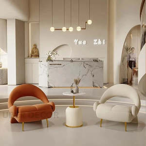 Silla Amaera Luxe Accent, diseño único de lujo moderno para dormitorio o sala de estar - Product Image 5