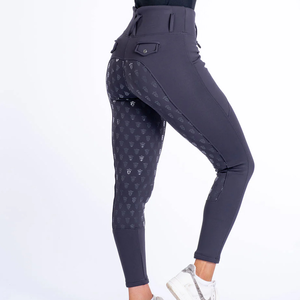 Customized Women's <b>Winter</b> Horse Riding Pants with side Pocket Full Seat Riding <b>Tights</b> Fleece Lined Equestrian Jodhpur & Breeches - Product Image 1