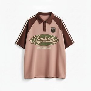 เสื้อโปโลวินเทจแบบกำหนดเองสำหรับผู้ชายและผู้หญิงปี 2026 ผ้าฝ้าย 100% เนื้อหนา ระบายอากาศได้ดี เหมาะสำหรับฤดูร้อน ชุดกีฬา เสื้อผ้าแนวสตรีท - Product Image 1
