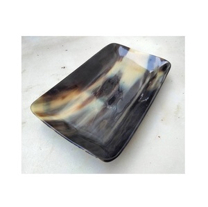 Bandeja de servir frutas para mesa de boda, nuevo diseño, bandeja de servir alimentos de cuerno de búfalo, forma rectangular, bandeja de cuerno hecha en India - Product Image 2
