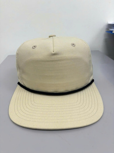Casquette Snapback 5 Panneaux en Coton et Nylon pour Adulte avec Cordon, Fabriquée au Vietnam, Vêtement Décontracté pour l'Extérieur, Logo Personnalisable - Product Image 1