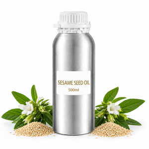 Huile de sésame AG Organica, qualité cosmétique, naturelle, pressée à froid, pour usages multiples, OEM - Product Image 1