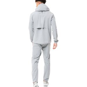 Conjunto de chándal deportivo personalizado para hombre, chaqueta cortavientos, puño ajustable, manga estampada, chándal tejido para hombre 2026 - Product Image 2