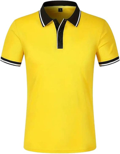 Chemises polo pour hommes, vente chaude, matière confortable, nouveau design, logo personnalisé, couleur unie, respirantes, pour hommes - Product Image 6