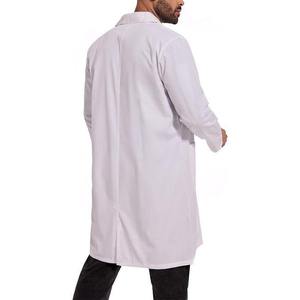 Blouse médicale unisexe en coton 100% tissé, imprimée sur mesure, pour les médecins et les infirmières des hôpitaux - Product Image 4