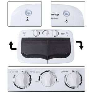 Pompa di Scarico Semi-Automatica con Coperchio Grigio per Lavatrici a Doppia Vasca (XPB35 188S 14.3 Lbs) - Product Image 2
