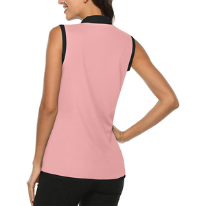 WARISON INDUSTRIES Camisetas de Golf sin Mangas para Mujer, Color Sólido, Tejido de Punto, Corte Ajustado, Camisetas de Golf para Mujer - Product Image 4