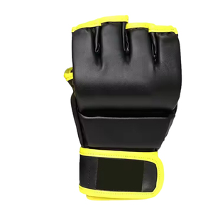 Gants de MMA en cuir véritable pour entraînement de combat d'arts martiaux, gants de MMA en cuir de vachette pour entraînement de combat d'arts martiaux. - Product Image 4