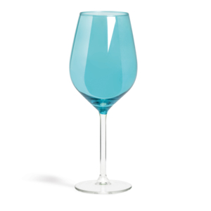 Set di 6 Calici Excelsa in Vetro Azzurro Chiaro 7,5x7,5x23 Cm - Product Image 1