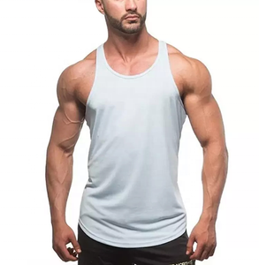 Wholesale 100%cotton Custom logo <b>Gym</b> <b>Men</b> <b>Vest</b> Man Wear Outdoor tank Top Sleeveless Stringer 100%cotton Jersey Singlet Tops - Product Image 2
