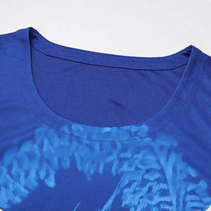 Ensemble de maillots de basket-ball bleus personnalisés sans manches, impression par transfert thermique, séchage rapide, col en V, taille élastique, polyester, unisexe, adulte, tous les modèles - Product Image 3