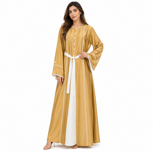 Abaya de Última Moda Estilo Turco para Mujer – Abaya Modesta Premium, Vestido de Moda Musulmana Premium - Product Image 5