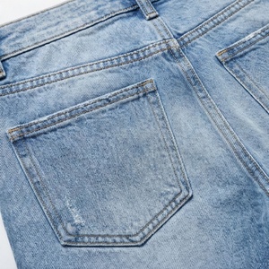 Shorts de Mezclilla para Mujer, Cintura Alta, Algodón, Estilo Veraniego, Moda Urbana, Color Personalizado, Atuendos Únicos - Product Image 5