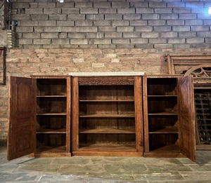 Wooden Storage Almirah 3 Door Solid Wood <b>Cabinet</b> <b>Wall</b> <b>Mounted</b> Furniture for Bedroom Living Room Dining Hotel Placement - Product Image 6