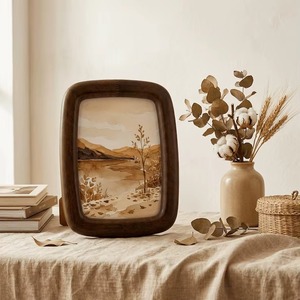 Handmade Eco-Friendly Lightweight Waterproof Wooden Picture <b>Frame</b> for Photos Artwork Vintage Rustic <b>Design</b> Tabletop <b>Wall</b> - Product Image 2