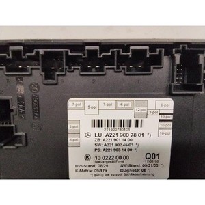 Módulo de Control de Puerta Trasera Derecha Clase S Usado OEM A2219007801 - Product Image 4