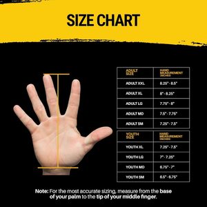 Guantes de Bateo con Puño Largo – Guantes de Béisbol y Sóftbol para Adultos, Varios Colores, Guantes de Béisbol para Hombre, Guantes de Bateo de Sóftbol - Product Image 6