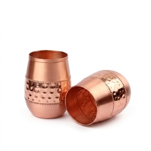 Handcrafted 100% Pure Hammered <b>Copper</b> Moscow Mule Mug Premium Barware <b>Cup</b> for Chilled Cocktails Beer & Ayurvedic Diamond Finish - Product Image 6