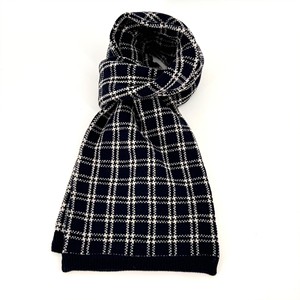 Ladies' Winter Luxury <b>Wool</b> Unisex Traditional Christmas <b>Scarf</b> Custom OEM Reversible Soft Texture Knitted Pattern Classic Design - Product Image 2