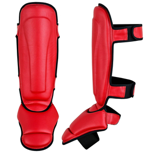Protectores de Espinilleras de Boxeo Personalizados de Alta Calidad al por Mayor, Servicio OEM, Unisex, para Muay Thai, MMA, Diseño Profesional, Resistentes - Product Image 3