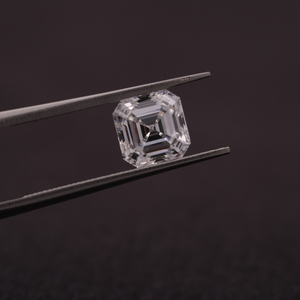 0.65 Ct E Color VS1 Clarity Asscher Cut Eco-Friendly Lab Grown <b>Diamond</b> LGD HPHT IGI Lab Tested Engagement <b>Ring</b> Factory Direct - Product Image 1