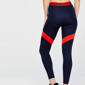 Leggings de fitness pour femmes, longueur cheville, taille haute, en Spandex/Nylon, séchage rapide, anti-transpiration, extensibles dans quatre directions, couleur unie, sans coutures - Product Image 4