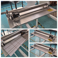 Machine à rainurer manuelle DG-500V pour boîtes rigides avec règle électronique pour le rainurage du carton, du papier et du carton gris, et la réalisation d'échantillons de rainures