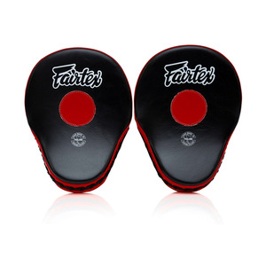 นวมคิกบ็อกซิ่ง Fairtex สีชมพูสำหรับมืออาชีพ - แผ่นป้องกันการตีโค้งน้ำหนักเบา - อุปกรณ์กีฬาต่อสู้ที่ทนทานสำหรับโค้ช - Product Image 3