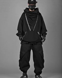 Nouvel Arrivage 2026 – Sweat à Capuche Techwear Personnalisé, Style Urbain Fonctionnel, Coton Lourd avec Fermetures Éclair Tactiques - Product Image 1