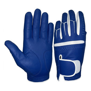 Gants de golf en cuir véritable Cabretta de qualité supérieure, les plus vendus, avec sangle de poignet réglable, matériau PU durable, élégants et modernes - Product Image 1