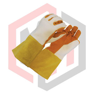 Gants de soudage TIG souples en cuir pleine fleur, antistatiques, résistants aux déchirures, haute qualité, pour le travail quotidien, sécurité incendie, sans silicone - Product Image 2