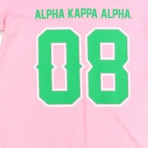 เสื้อกีฬาคอวีสีชมพูเขียวแบบกำหนดเอง แขนสั้น ชุดทีมกีฬา ไซส์ XL ระบายอากาศได้ดี เหมาะสำหรับการเล่นกีฬา หมายเลข 0 - Product Image 2