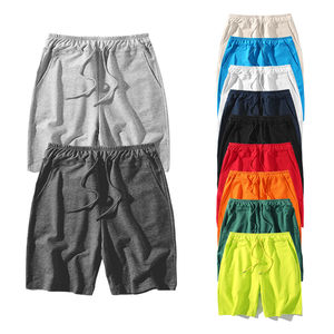 Custom Logo Wholesale Top Selling High Quality Men Cotton Sporty <b>Boxer</b> Shorts with Side Slit Back Pocket OEM Factory Supply - Product Image 1