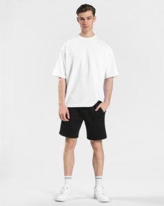 Pantalones Cortos Deportivos de Algodón al por Mayor para Hombre – Gimnasio, Running, Entrenamiento y Uso Casual con Logotipo Personalizado - Product Image 4