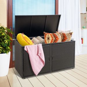 Contenedor de Almacenamiento de Mimbre para Jardín o Patio de 88 Galones - Product Image 5