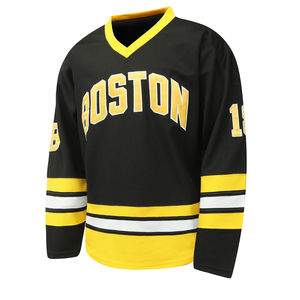 Maillot de hockey sur glace de haute qualité, nouvelle arrivée, 100% polyester, respirant, séchage rapide, antibactérien, sans couture, nom d'équipe personnalisé, unisexe - Product Image 2