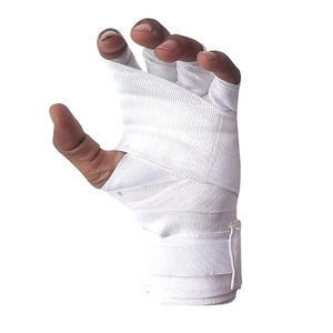 <b>White</b> Boxing Hand <b>Wraps</b> Sports Training Protective Gear Boxing Bandage Wrist <b>Wrap</b> Wrist Support <b>Wrap</b> Boxing Inner <b>Wrap</b> CP-BHW-09 - Product Image 3