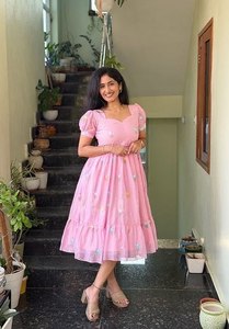 Floral Fantasy Maxi Petal Paradise Dress Bloom & Shine Maxi <b>Flower</b> Garden Elegance Charming Blossom Maxi Floral Dream Long Dress - Product Image 3
