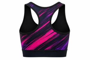 Soutien-gorge de sport dos nageur pour femme, maintien élevé, léger, sans couture, écologique, imprimé, respirant, en Spandex – Vente en gros - Product Image 6