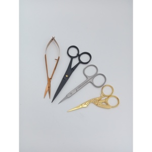 Tijeras de Maquillaje de Acero Inoxidable de Alta Precisión, Tijeras para Recortar Cejas, Vello de la Nariz y Uñas, Venta al por Mayor - Product Image 1