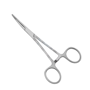 Pinces hémostatiques manuelles Crile en acier inoxydable de 6,25 pouces, droites/courbées, à verrouillage, pour instruments dentaires et chirurgicaux - Product Image 1